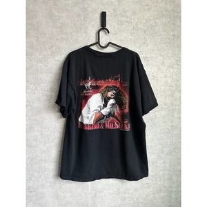 Vintage 1998 Mankind Beware Socko WWF Wrestling Promo Black‎ T-Shirt